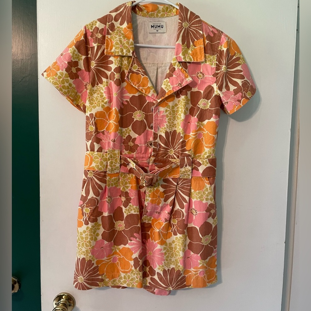 Show Me Your Mumu Denim Romper